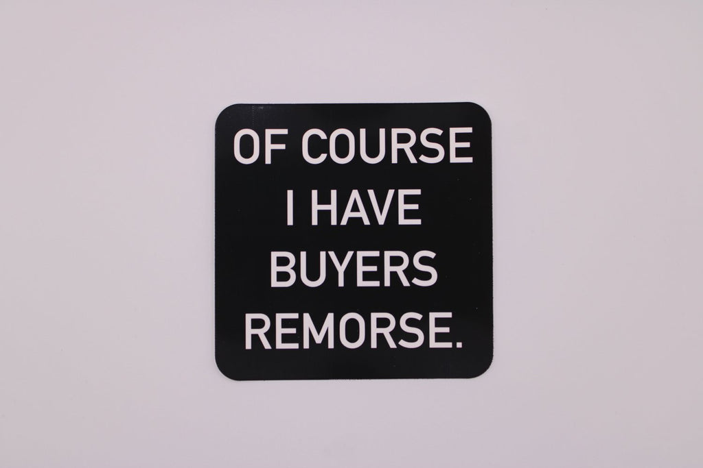 Buyers Remorse Tesla Sticker — That Bitch With Stickers