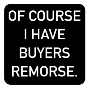 Buyers Remorse Tesla Sticker — That Bitch With Stickers