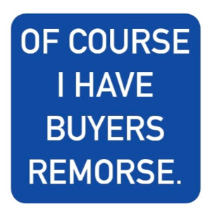 Buyers Remorse Tesla Sticker — That Bitch With Stickers